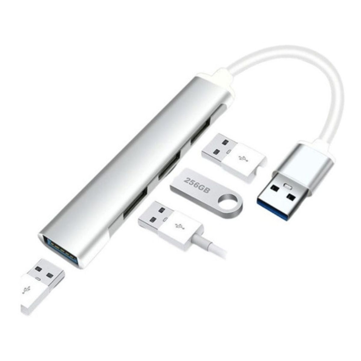 GENERICO - Extension de USB / HUB USB 3.0 + 2 USB TIPO 2.0