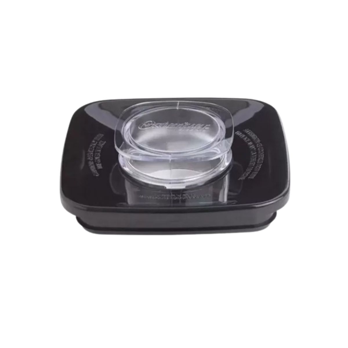 OSTER - Tapa negra de vaso cuadrado para licuadora Oster