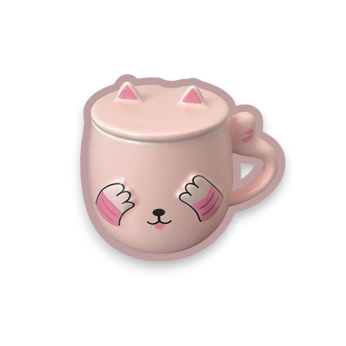 GENERICO - TAZA GATITO KAWAII DE 500ML