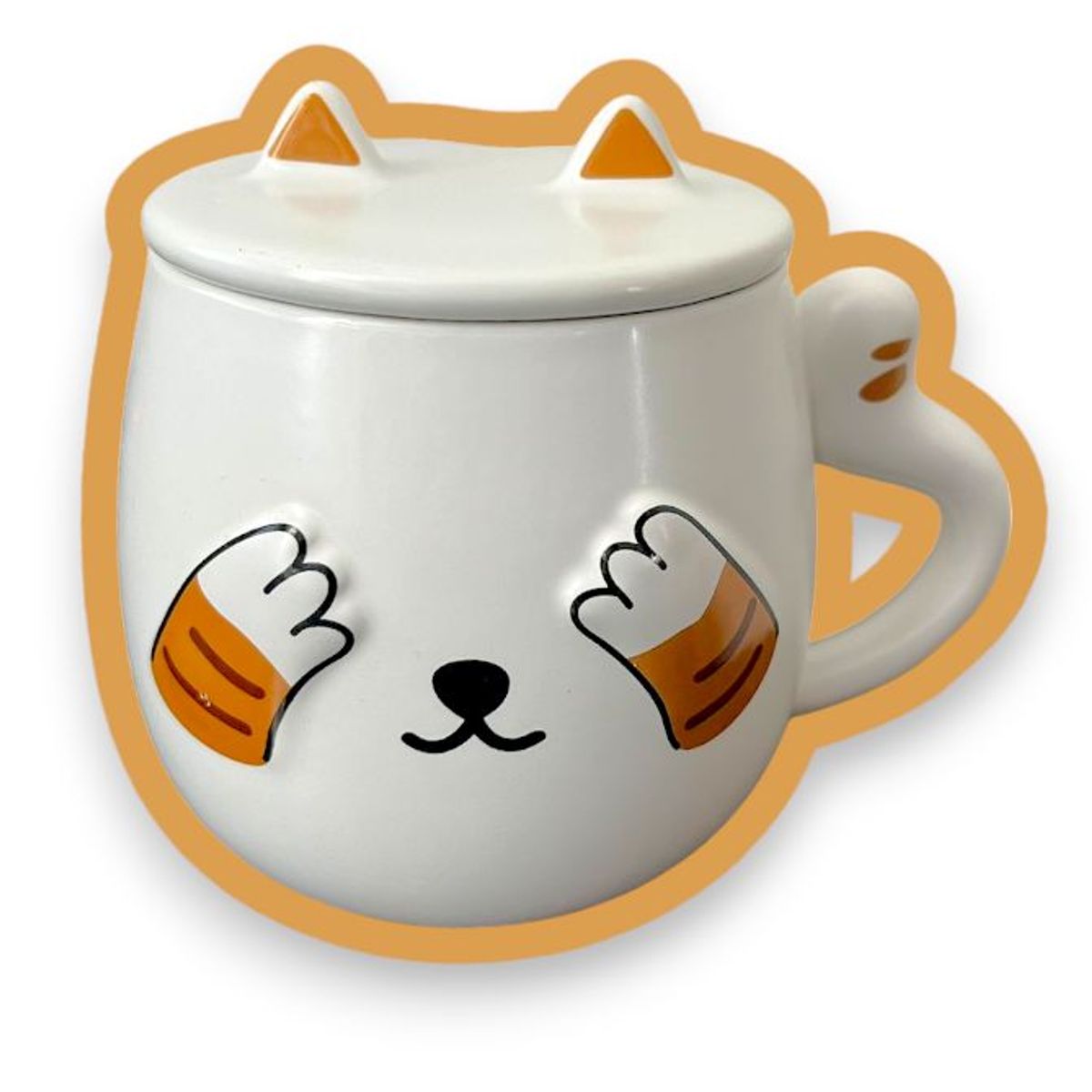 GENERICO - TAZA GATITO KAWAII DE 500ML
