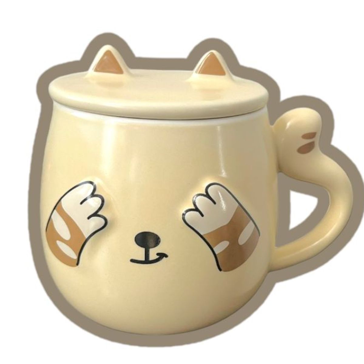 GENERICO - TAZA GATITO KAWAII DE 500ML