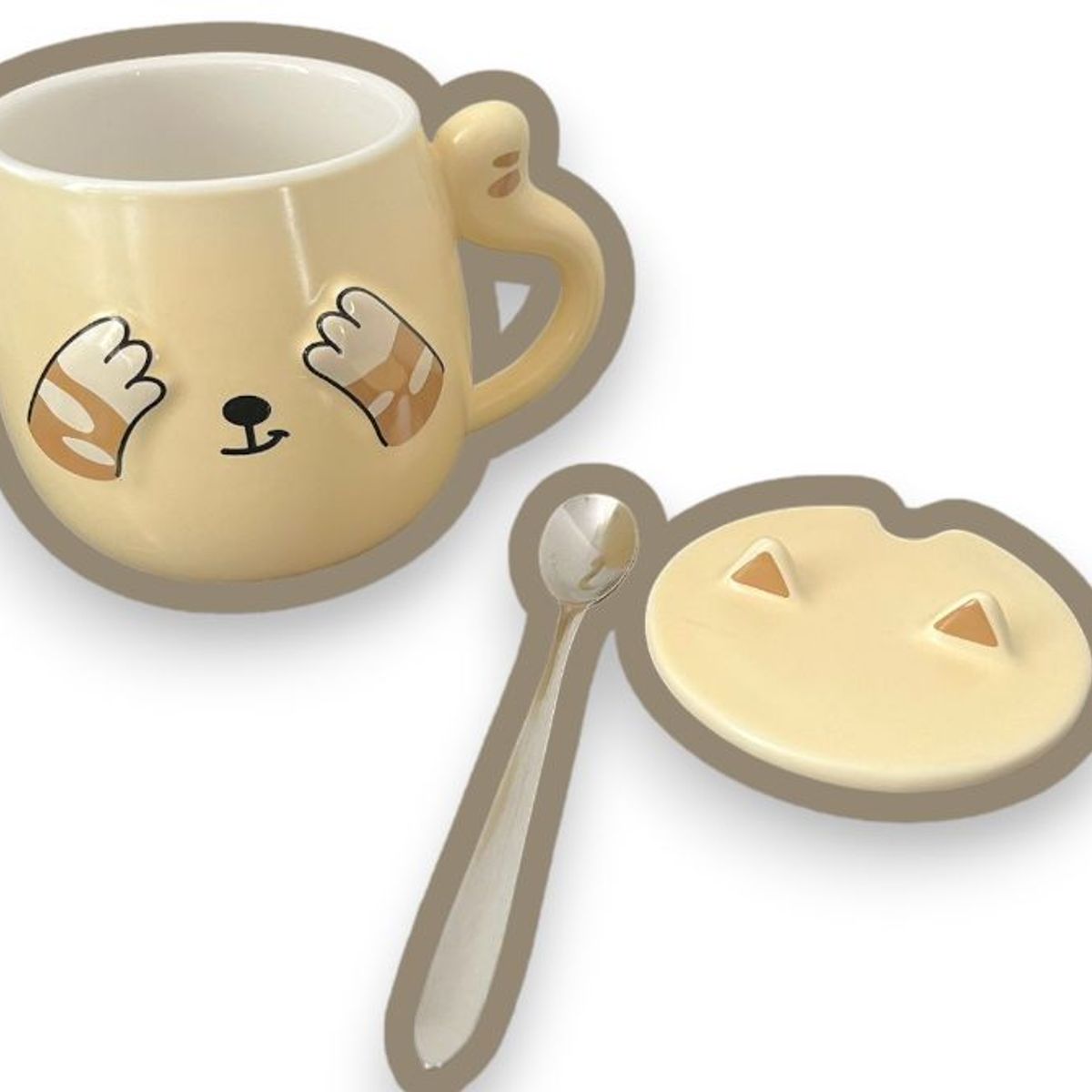 GENERICO - TAZA GATITO KAWAII DE 500ML