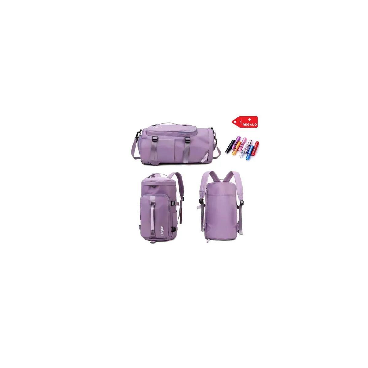 GENERICO - Mochila Bolso de Viaje Multiusos Bolsa de Gimnasio Maleta Deportiva