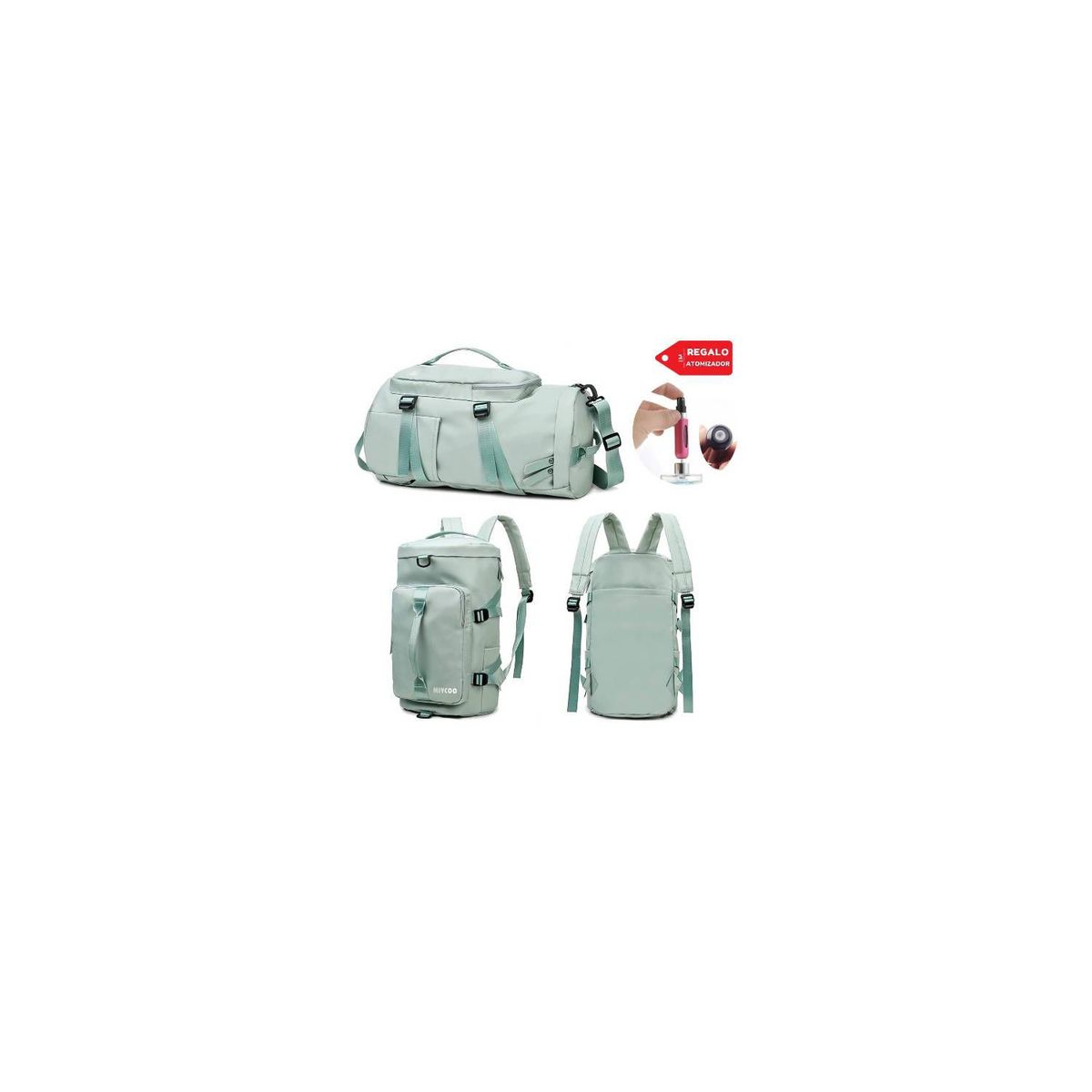 GENERICO - Mochila Bolso de Viaje Multiusos Bolsa de Gimnasio Maleta Deportiva