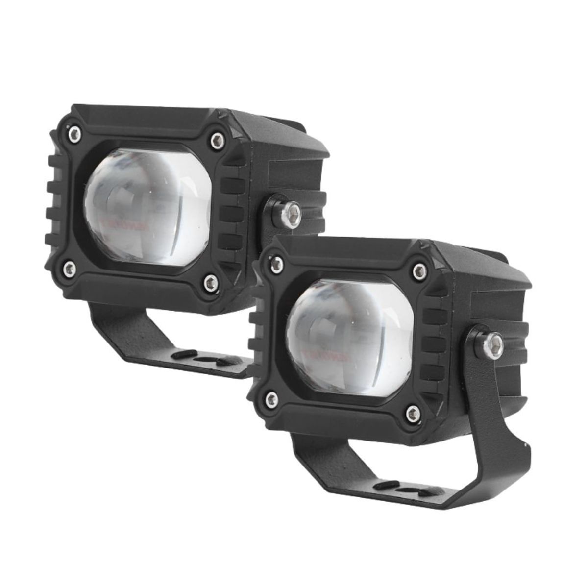 GENERICO - Faro Exploradora Led Aureola Azul 40w Luz Dual Moto X Par