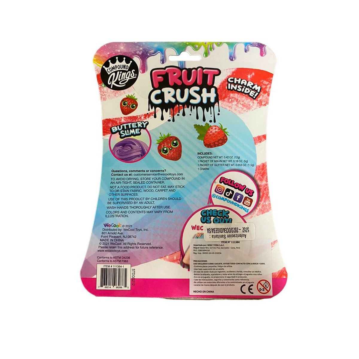 WECOOL - Fruit Crush Blister Strawberry Scented