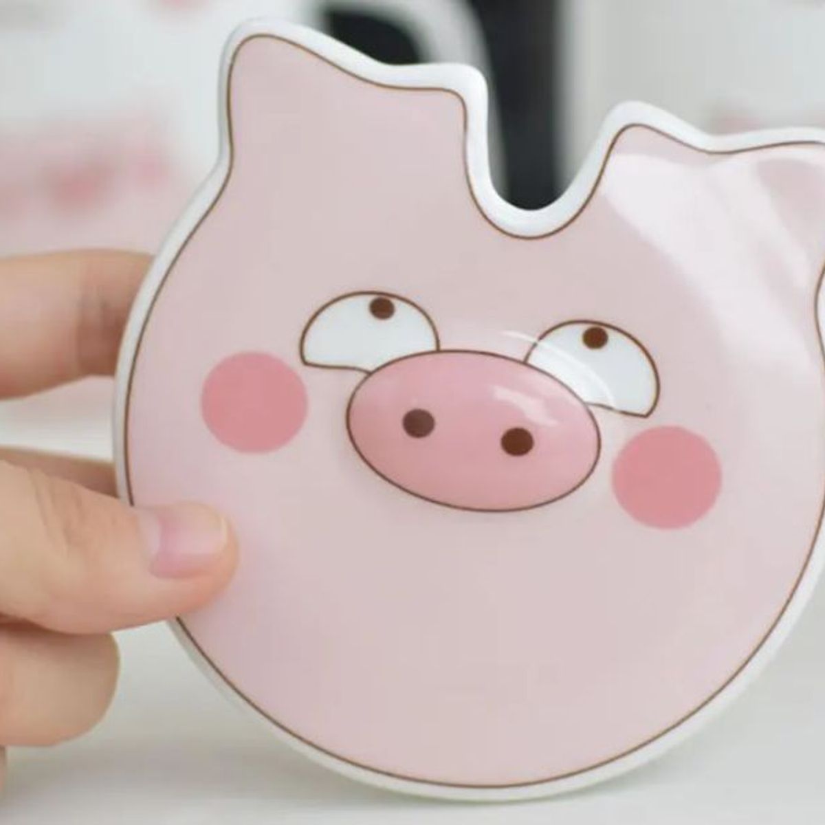 GENERICO - TAZA CERDITO KAWAII DE 500ML