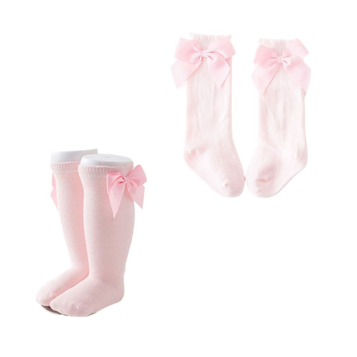 GENERICO - MEDIAS LAZO TALLA 6-8 AÑOS ROSADO