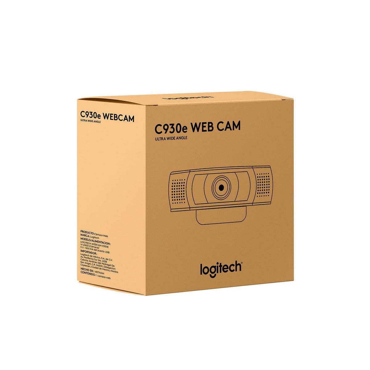 LOGITECH - Camara Logitech B2B-C930E Webcam Ultra Wide Angle Black