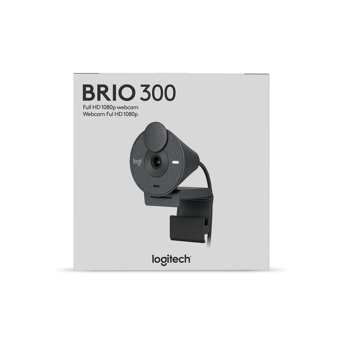 LOGITECH - Camara Logitech Brio 300 Fhd 1080P Usb C Black