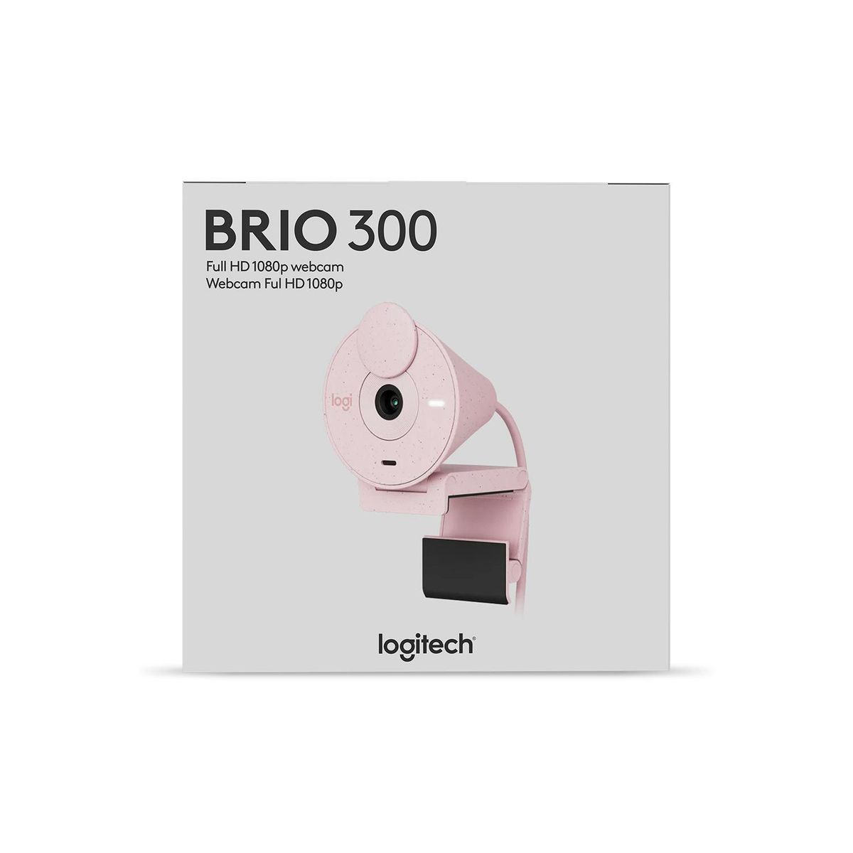 LOGITECH - Camara Logitech Brio 300 Fhd 1080P Usb C Rosa