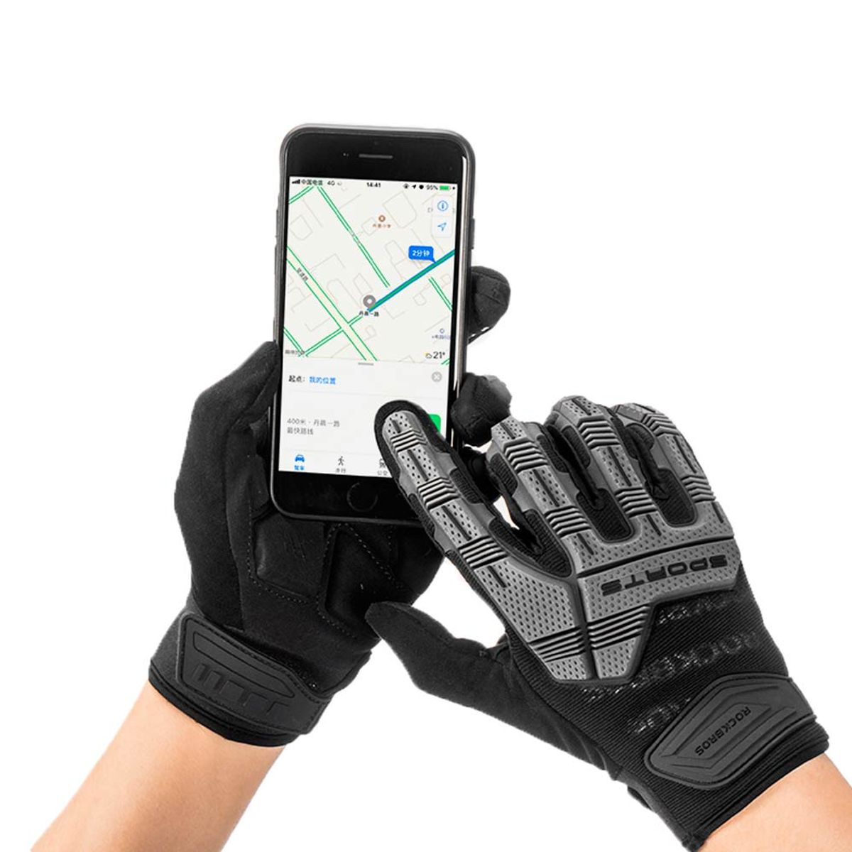 ROCKBROS - Guantes con Almohadilla de Gel Rockbros Talla XL