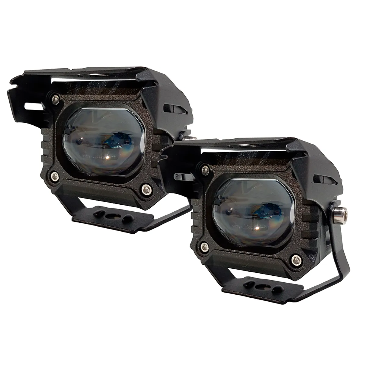 GENERICO - Faro Led Exploradora Aureola Blanco 40W Luz Dual Moto x Par