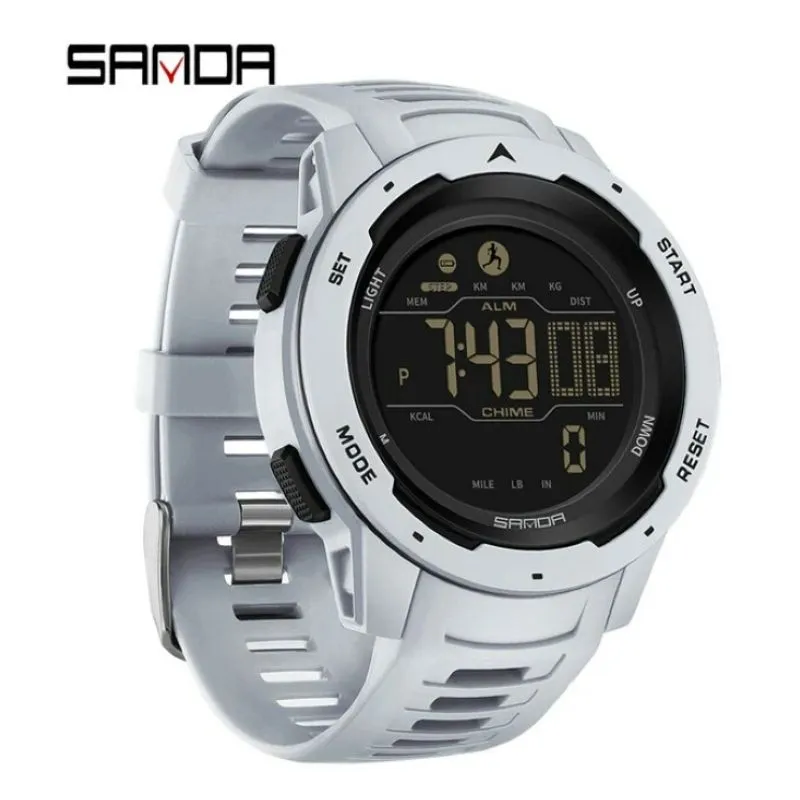 SANDA - Reloj Deportivo Sanda Tipo G Shock Resistente Metal
