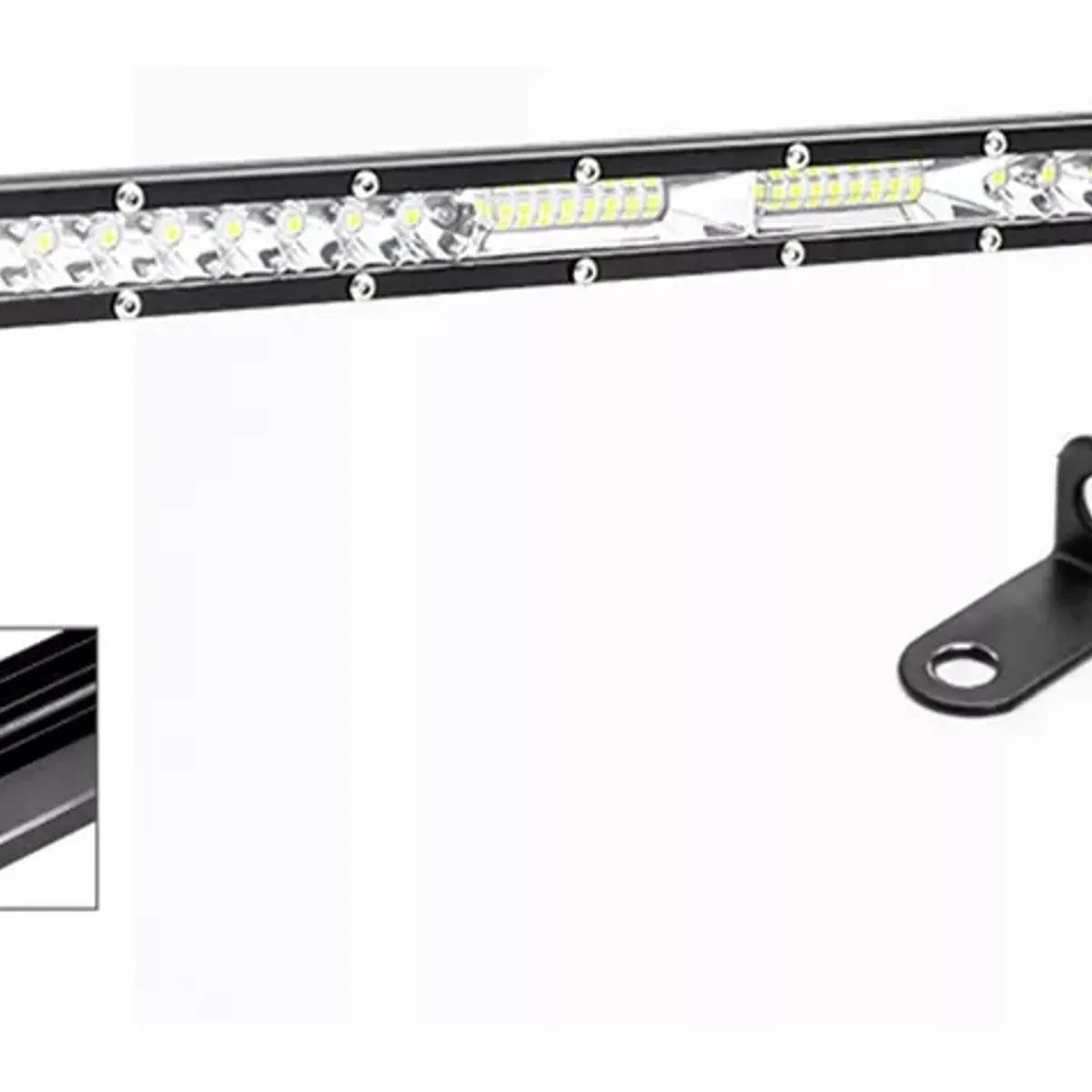 GENERICO - Barra De Luz Led 50cm 68 Led Dual 204w Jeep 4x4 Universal