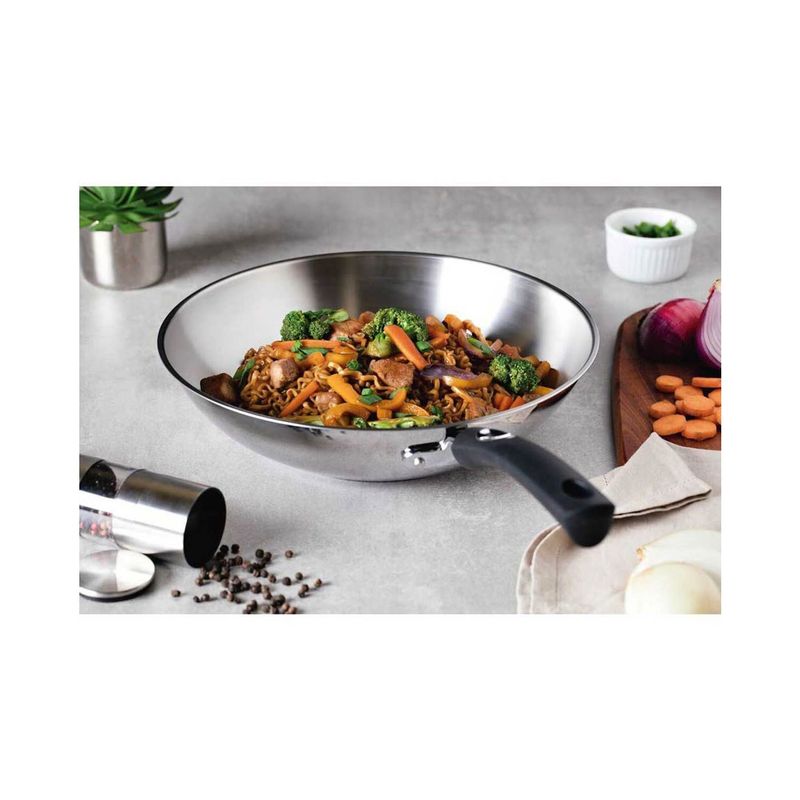 TRAMONTINA - Sartén TRAMONTINA  ace inox28cm sTapa