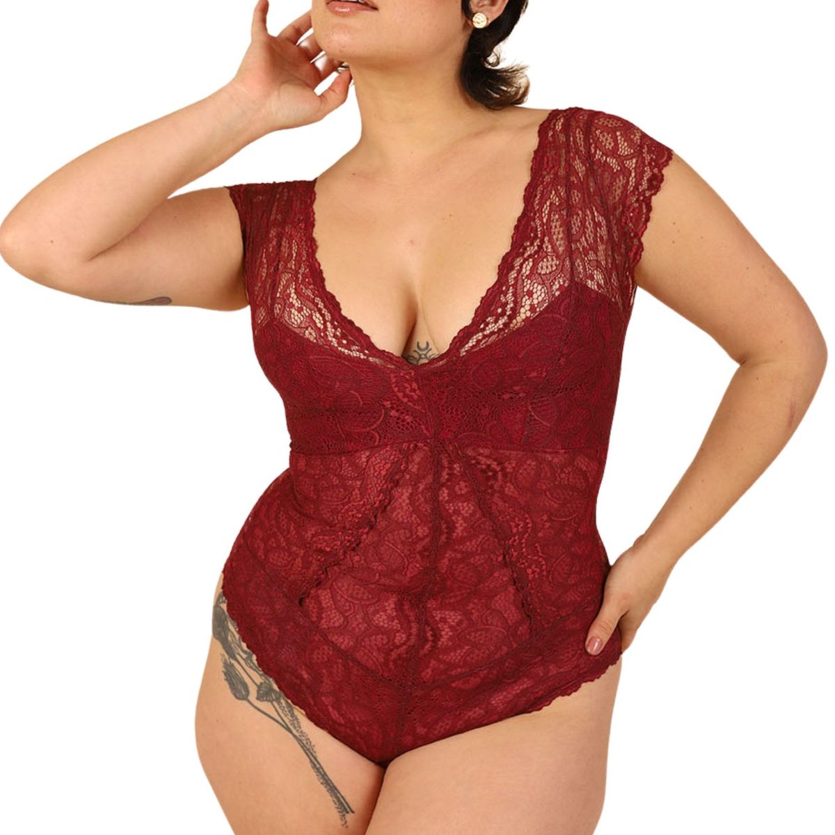 GENERICO - Body de encaje para dama Maia