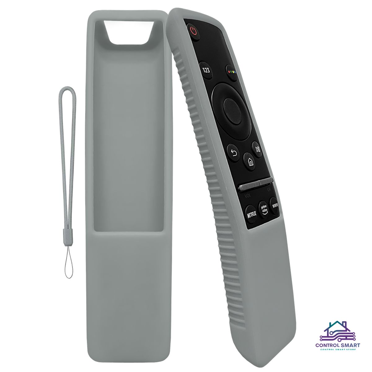 CASE - Funda Protector De Silicona Para Control Samsung Curvo - Plomo