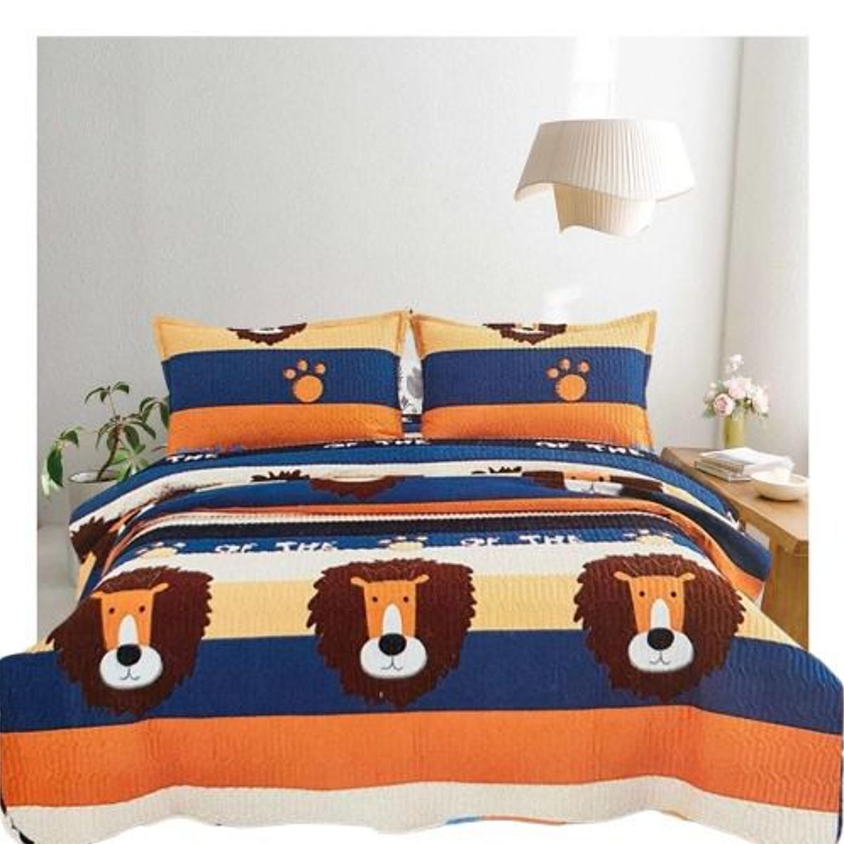 MINGDA - Set de Cubrecama 1.5 pz + Sabanas + Funda de 4 piezas