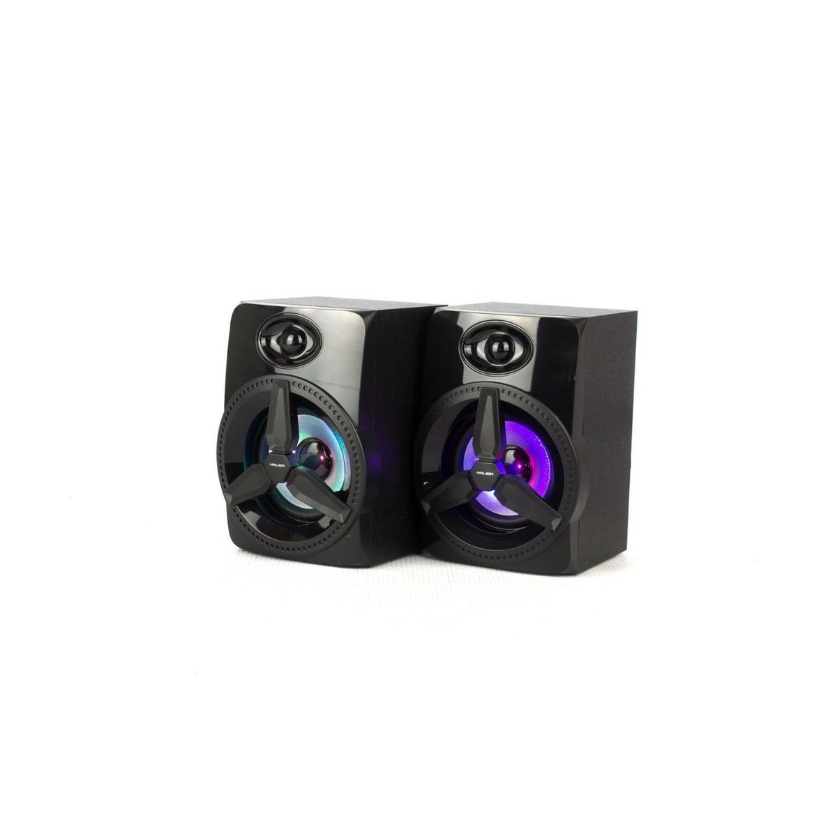 HALION - Parlante Halion Gamer Usb 2.0 Ha-s263 Led Helice Rgb