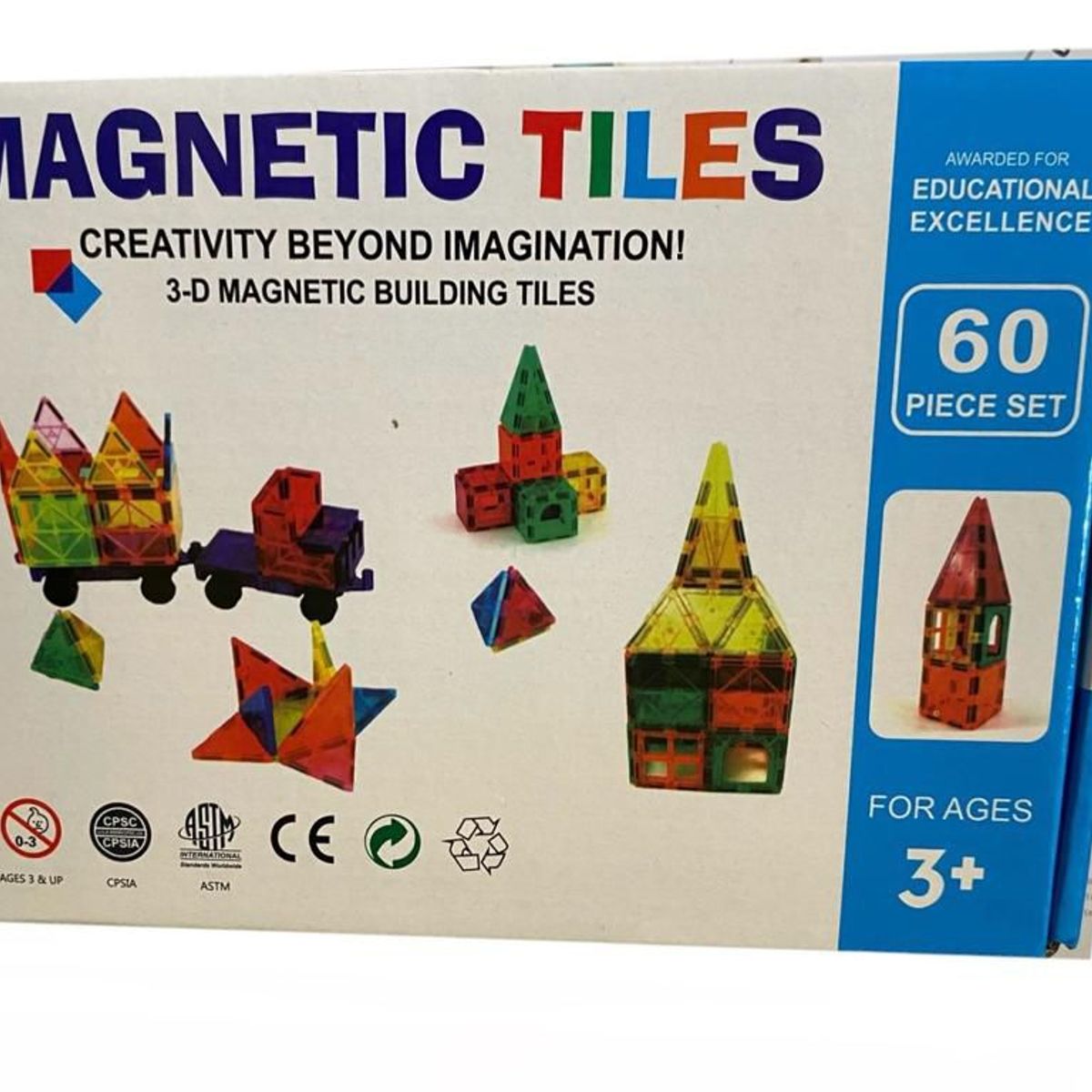 GENERICO - Bloques magnéticos de construcción 60 pcs