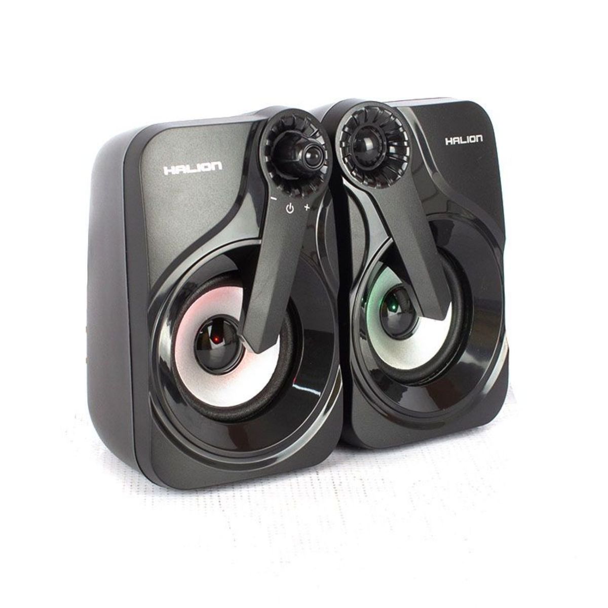 HALION - Parlante Usb Gamer Halion Ha-s260 Rgb Big Color Negro