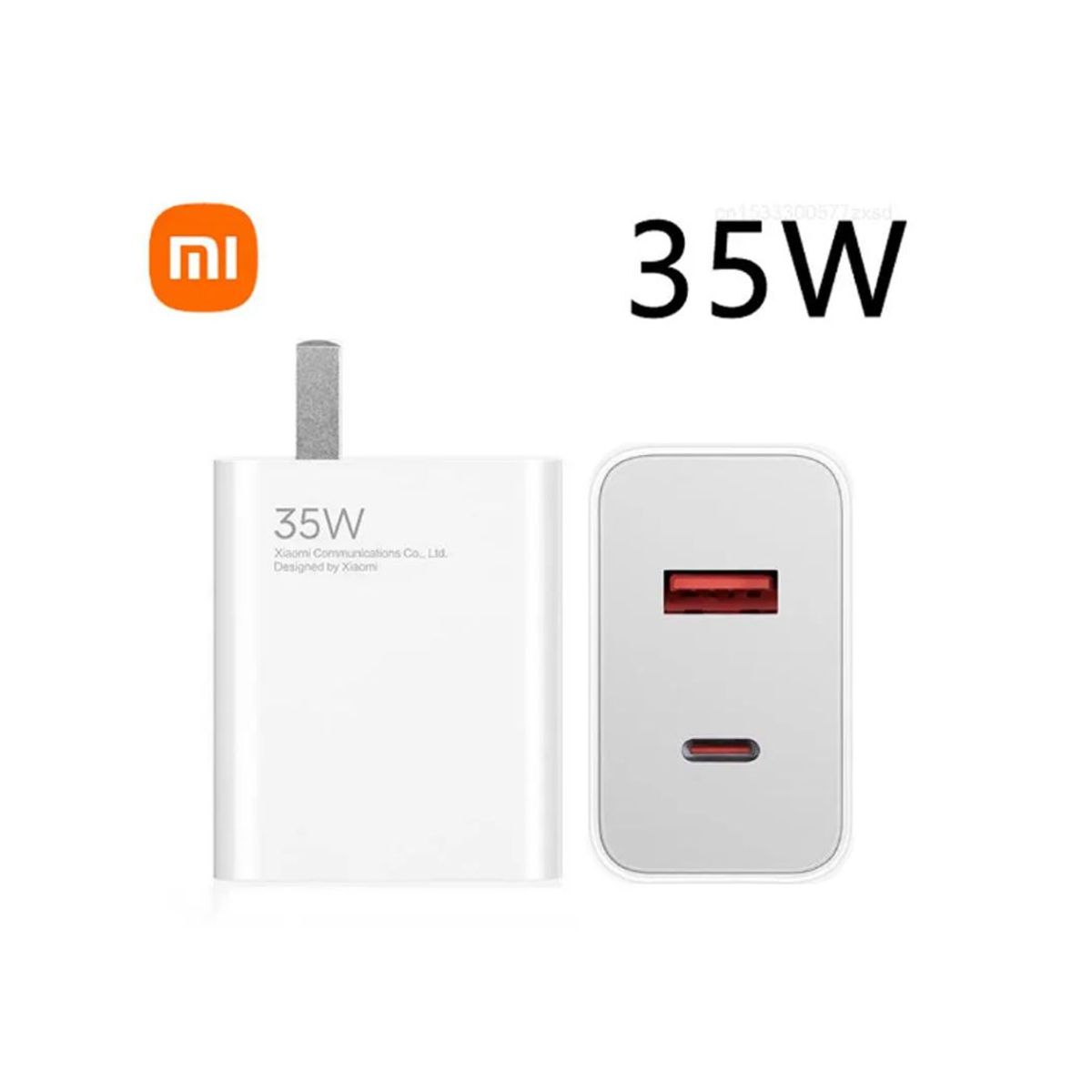 XIAOMI - Cargador Xiaomi 35w Doble Entrada Original