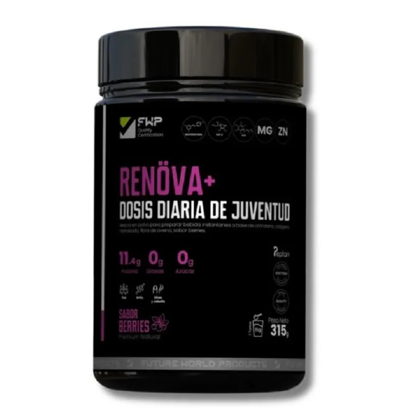 GENERICO - Renöva+ Colágeno Hidrolizado Con Biopéptidos Activos Berries