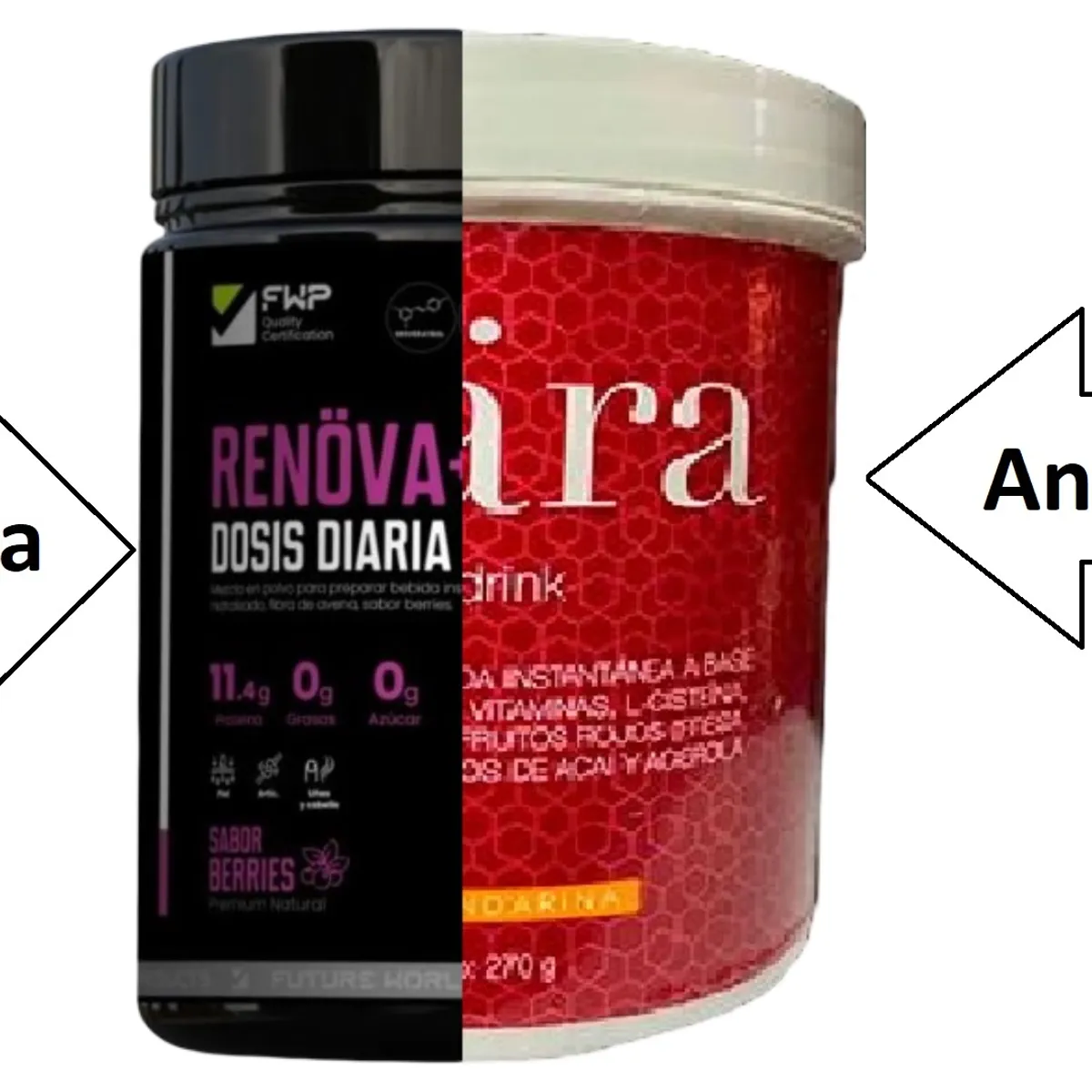 GENERICO - Renöva+ Colágeno Hidrolizado Con Biopéptidos Activos Berries