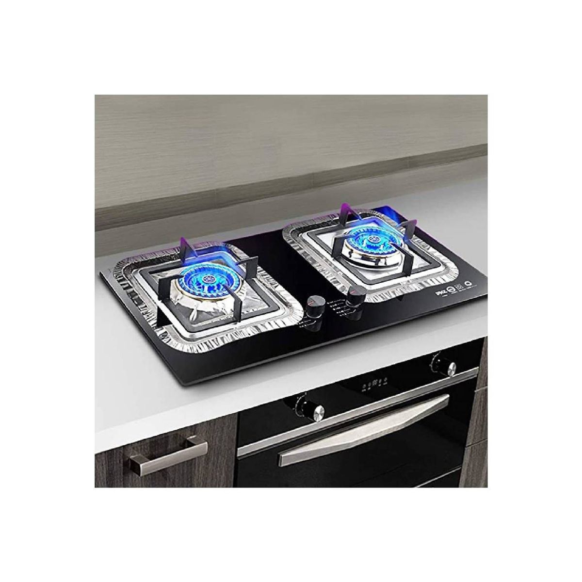 GENERICO - Protector de Hornilla para Cocina Pack 12 PCS