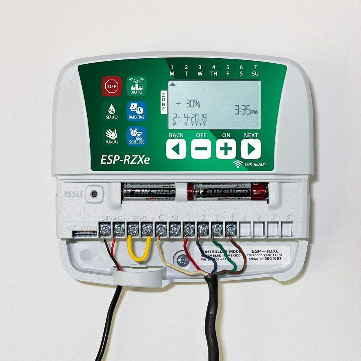RAINBIRD - PROGRAMADOR DE RIEGO ESP-RZe INTERIOR DE 8 ESTACIONES - RAIN BIRD