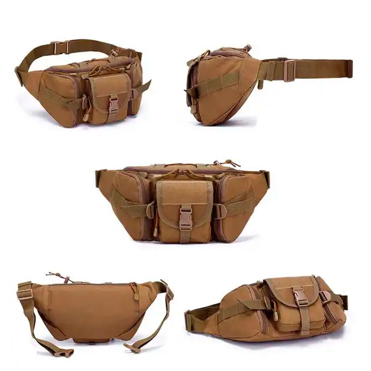 GENERICO - Canguro riñonera militar para aventura