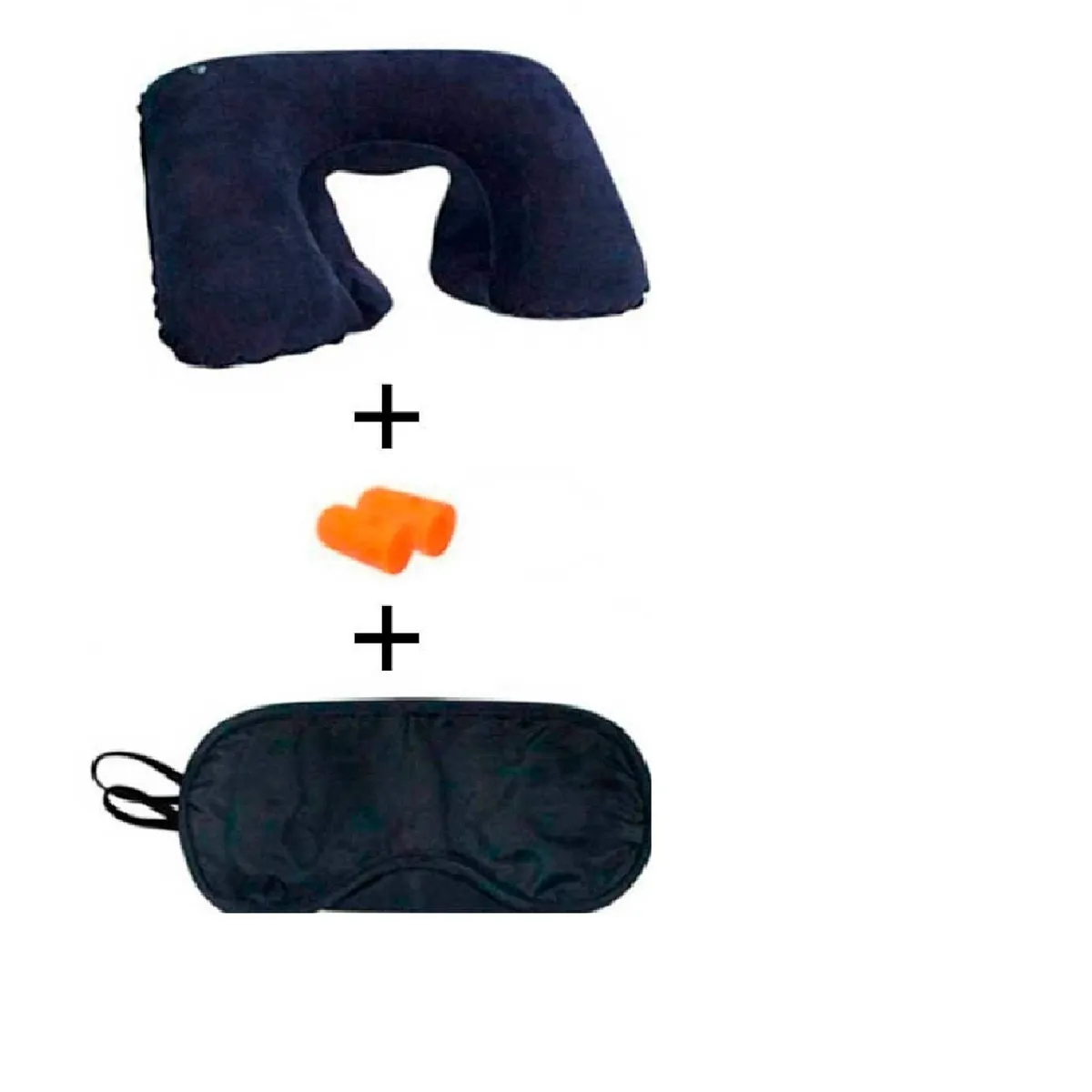 GENERICO - Kit Viajero Almohada De Viaje  Antifaz De Dormir