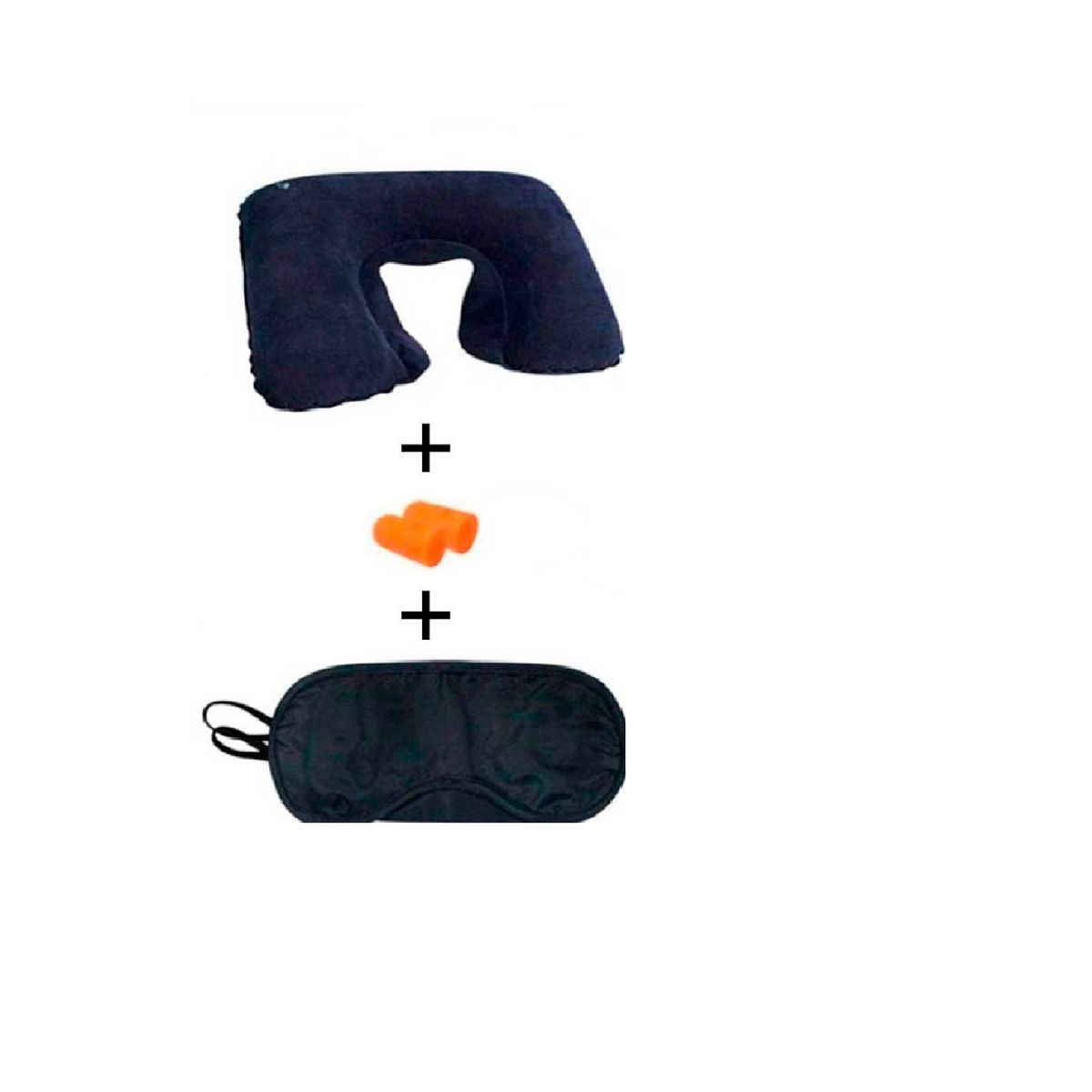 GENERICO - Kit Viajero Almohada De Viaje  Antifaz De Dormir
