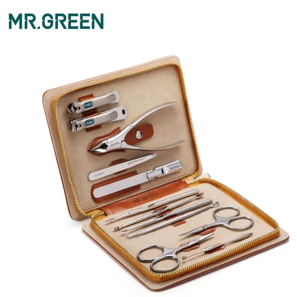 GENERICO - Manicura Pedicura Cortauñas  MR.GREEN set 12 pcs