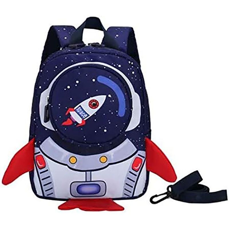 GENERICO - Mochila infantil Astronauta con correa de seguridad antipérdida