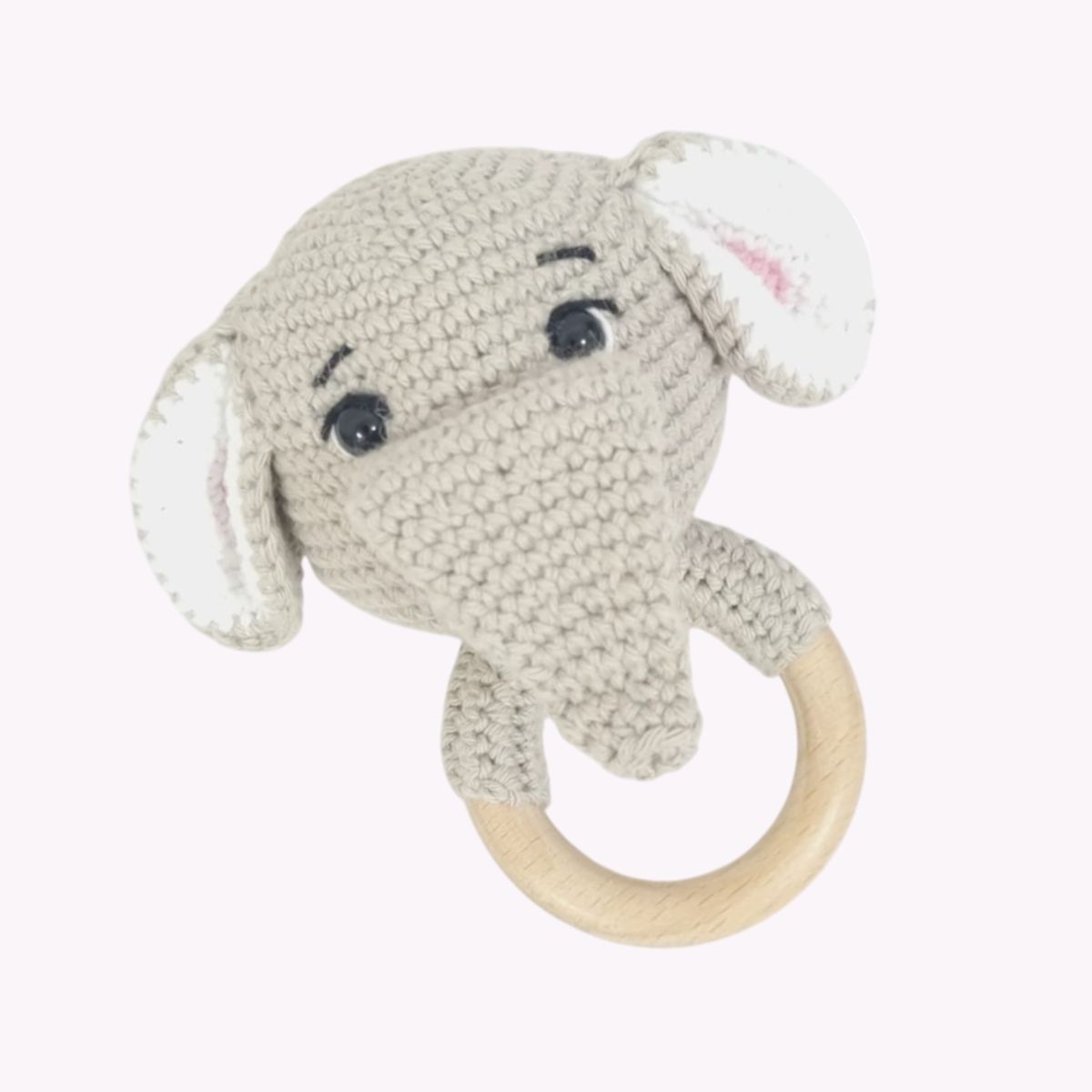 GENERICO - Sonaja 2 en 1 Elefante Amigurumi