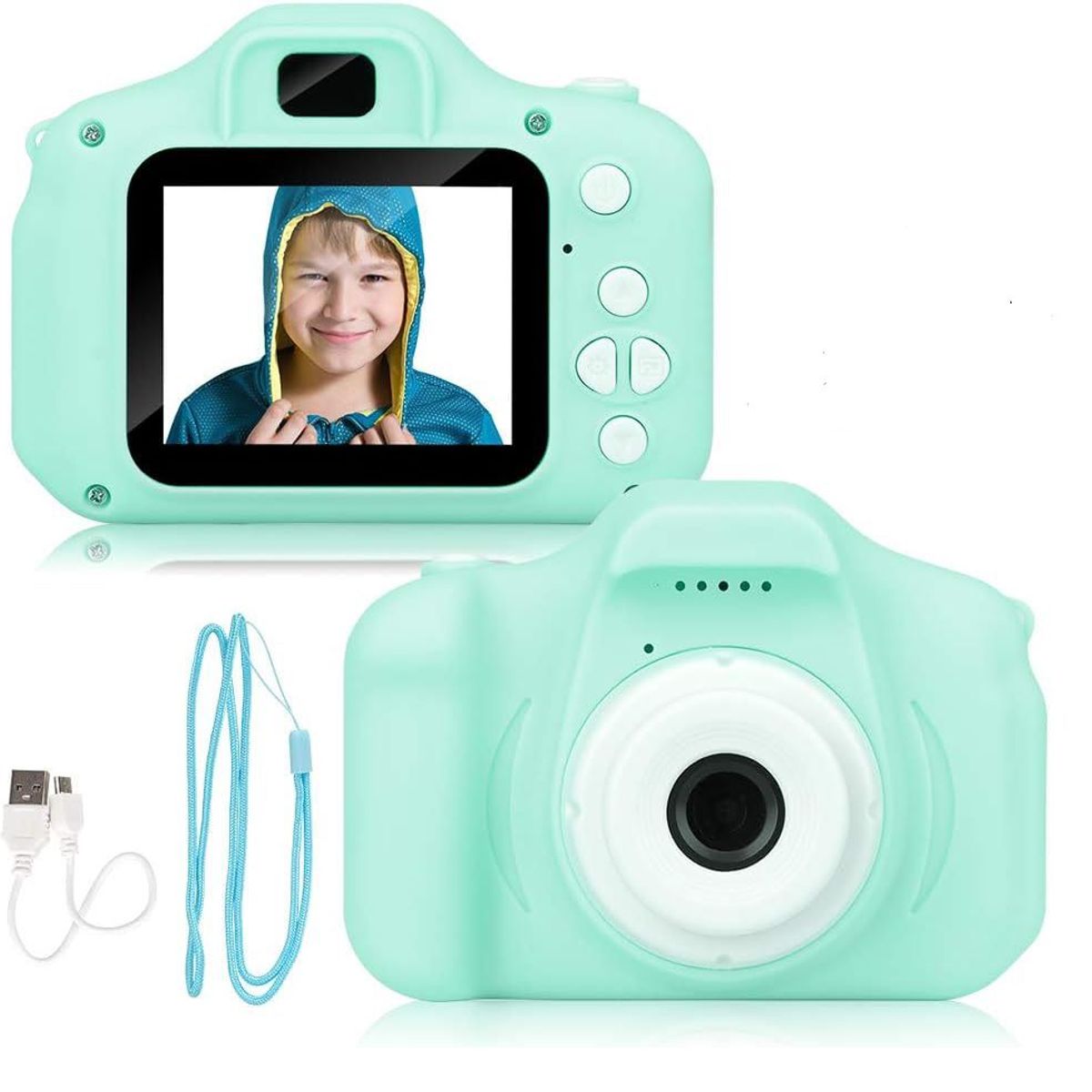 GENERICO - Mini Cámara Digital para Niños Color Verde