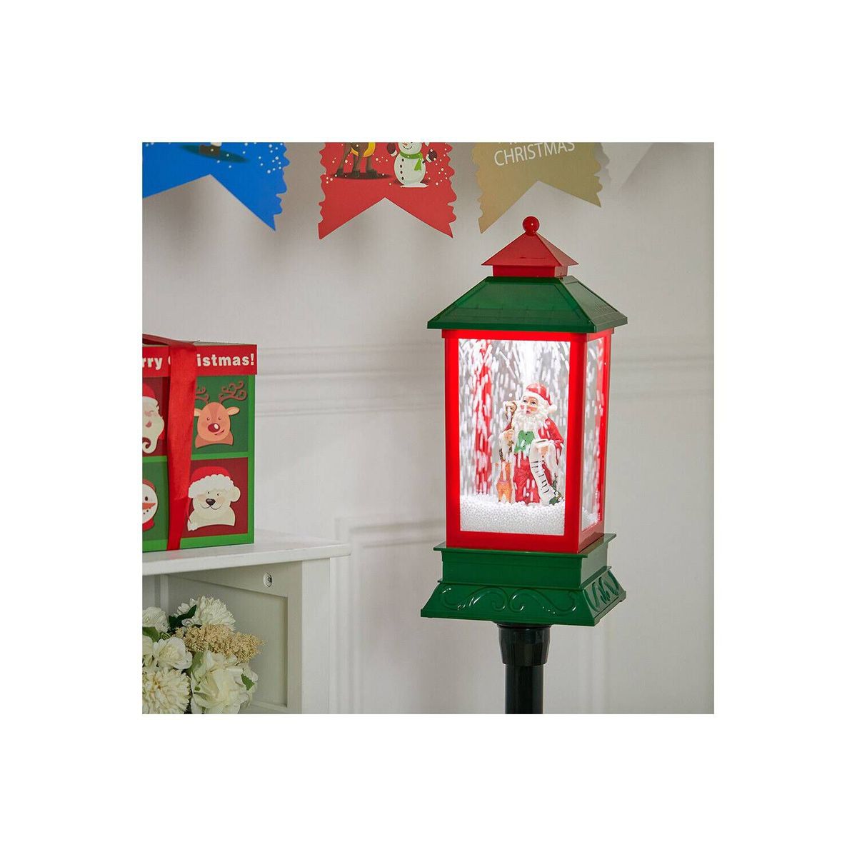 GENERICO - Farol navideño de papanoel musical 125cm