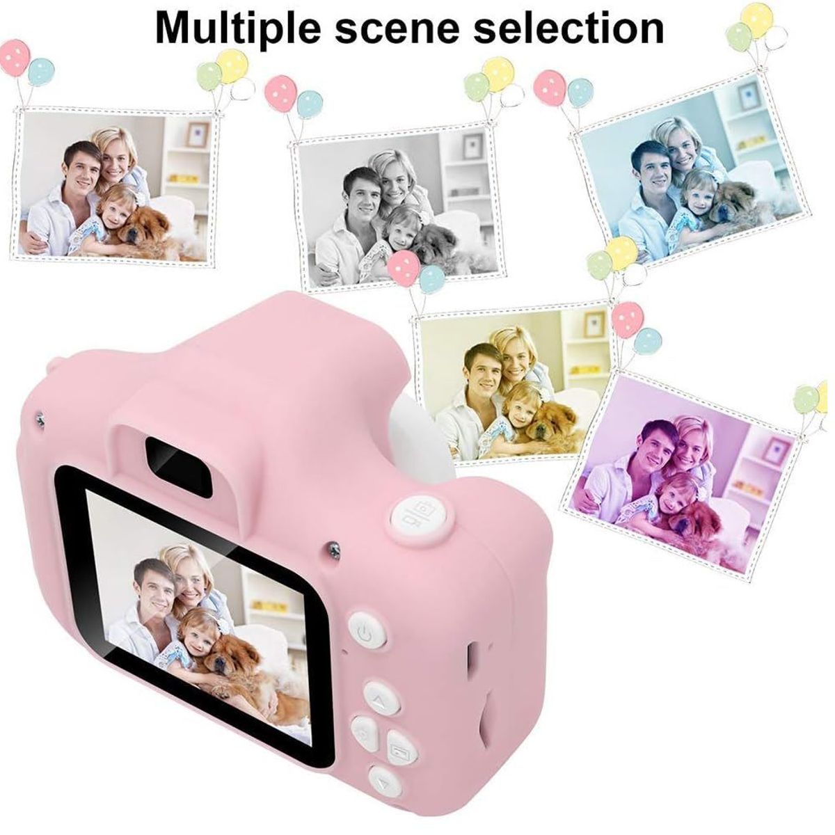 OEM - Mini Cámara Digital para Niños Color Rosado