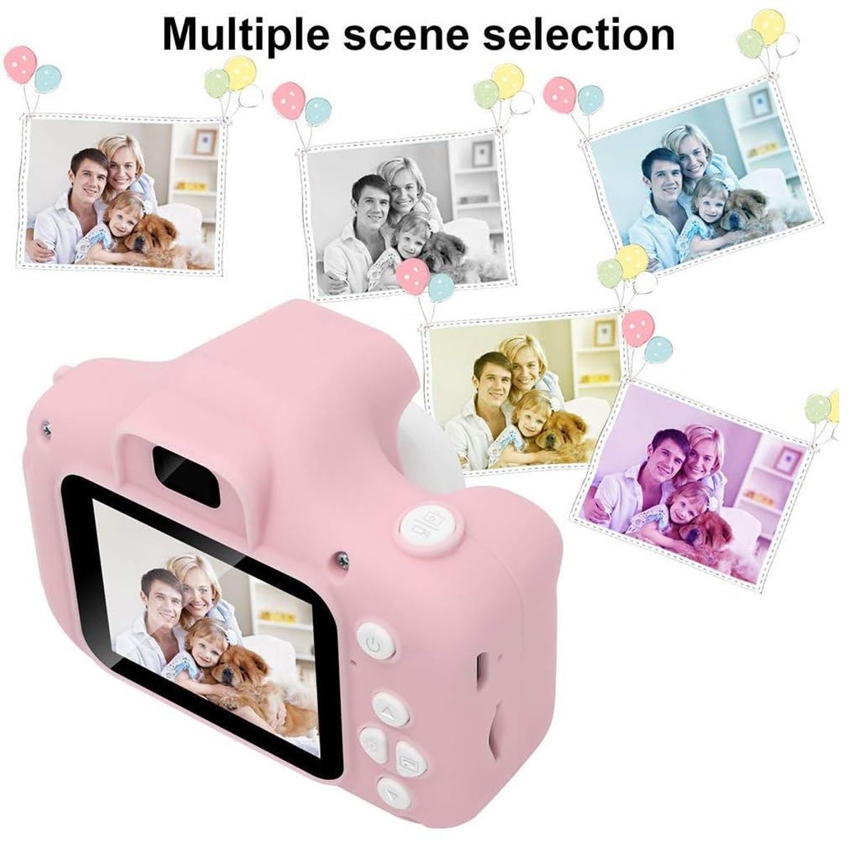 OEM - Mini Cámara Digital para Niños Color Rosado