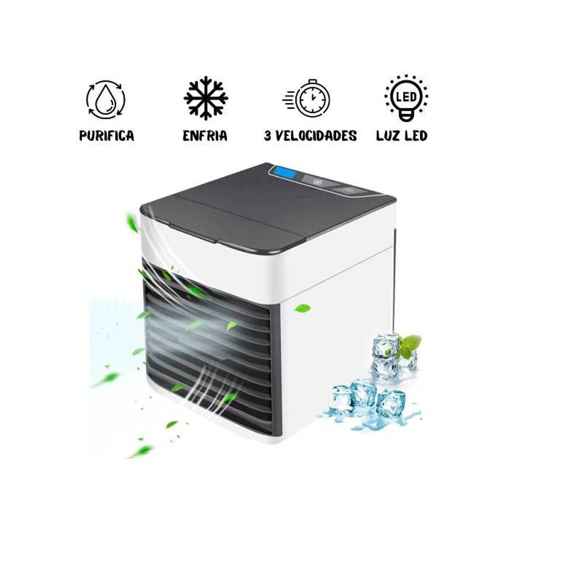 GENERICO - mini aire acondicionado enfriador portátil ventilador auto oficina