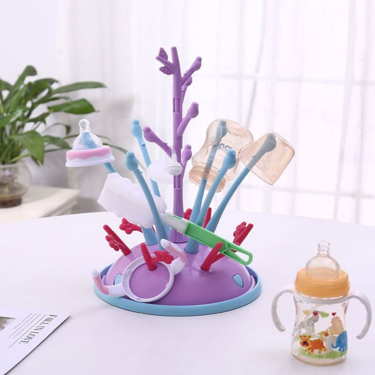 GENERICO - Escurridor de Biberones Lila