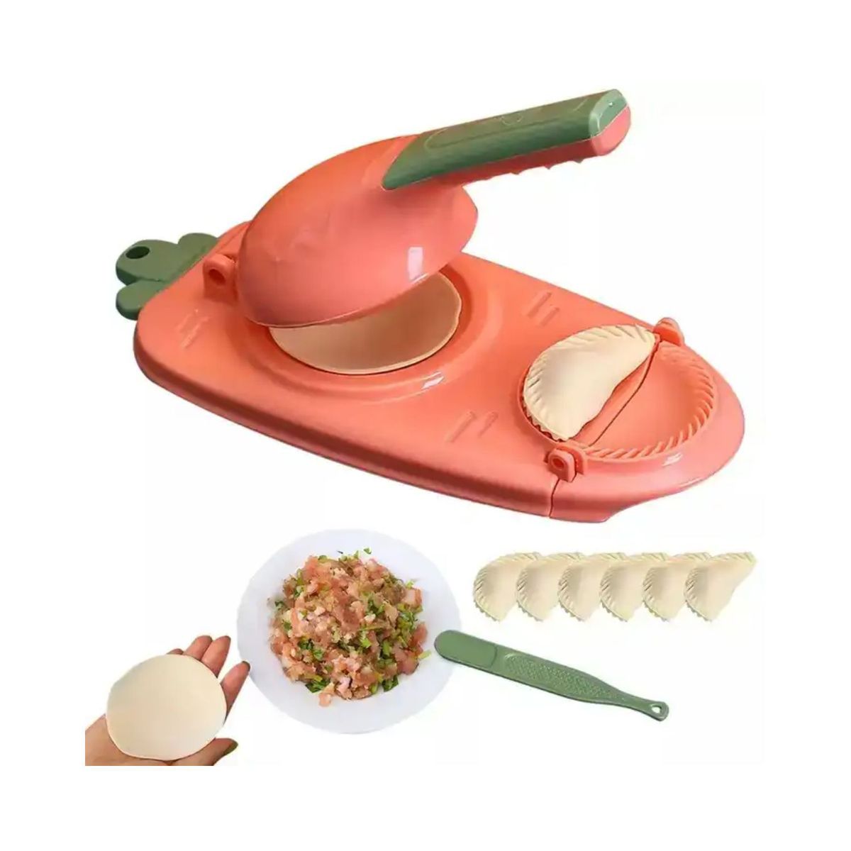 GENERICO - Mini Prensador para Empanadas Rosa