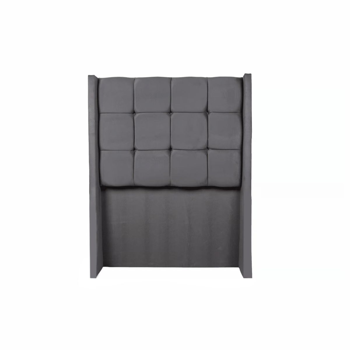 MUEBLES MACRUMO - Cabecera Alta Atenas de 2 Plz - Gris Oscuro