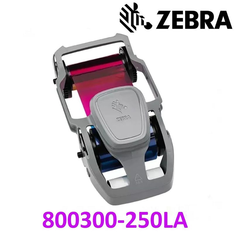 ZEBRA - Cinta Ribbon Zebra 800300-250LA para impresora ZC300  ZC100