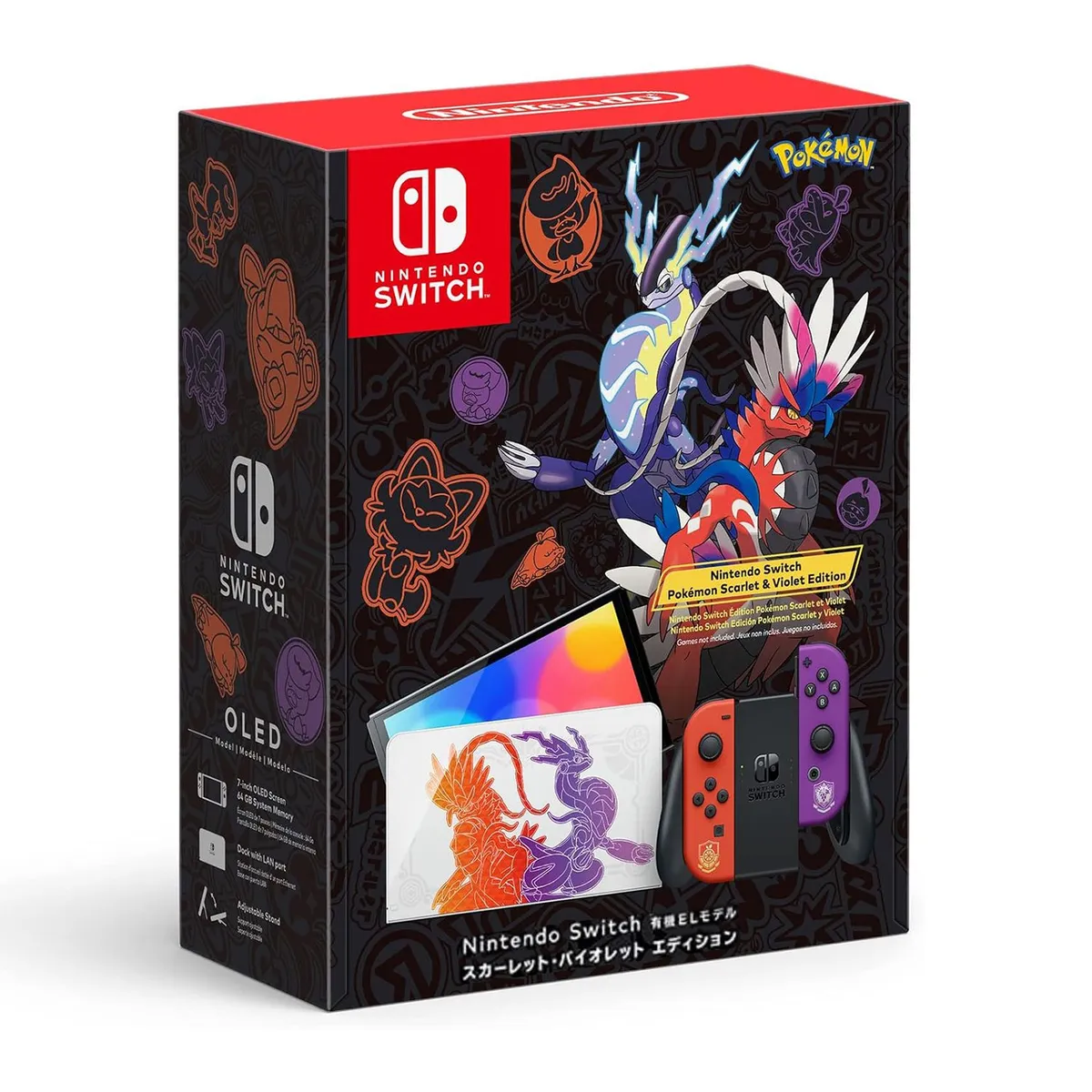 Nintendo - Consola Nintendo Switch Oled Edicion Pokemon Scarlet  Violet