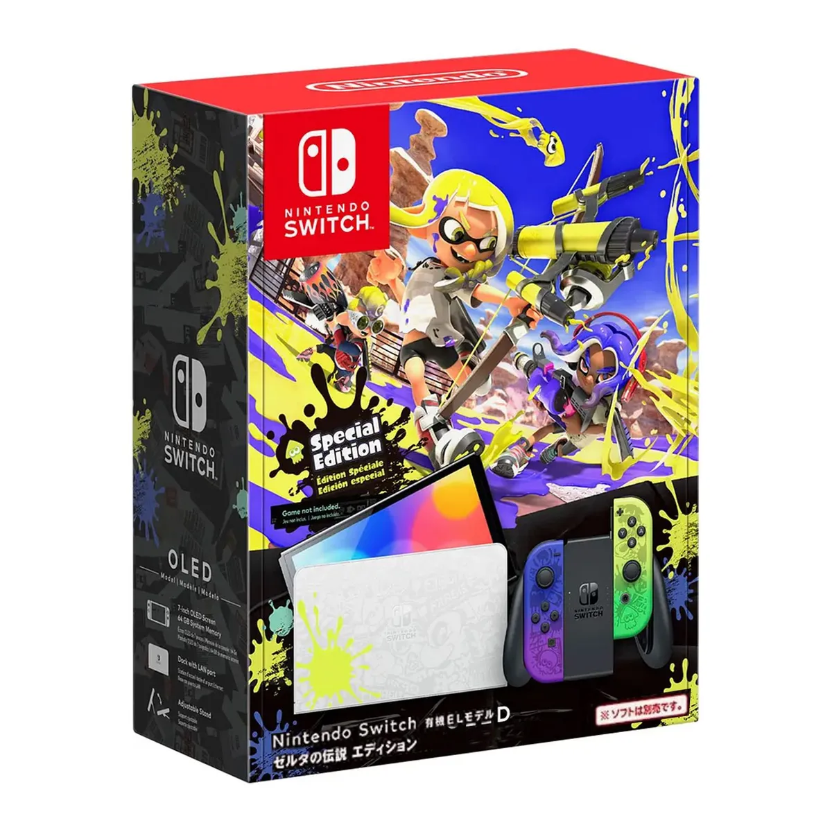 NINTENDO - Consola Nintendo Switch Oled Edicion Splatoon 3