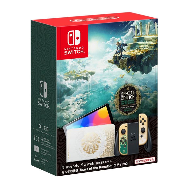 NINTENDO - Consola Nintendo Switch Oled Edicion Zelda Tears Of The Kingdom