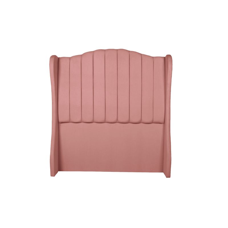 MUEBLES MACRUMO - Cabecera Alta Berlin de 2 Plz- Color Palo Rosa